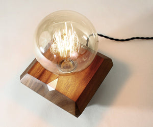 Custom Geometric Touch Lamp by Piece Of Grain